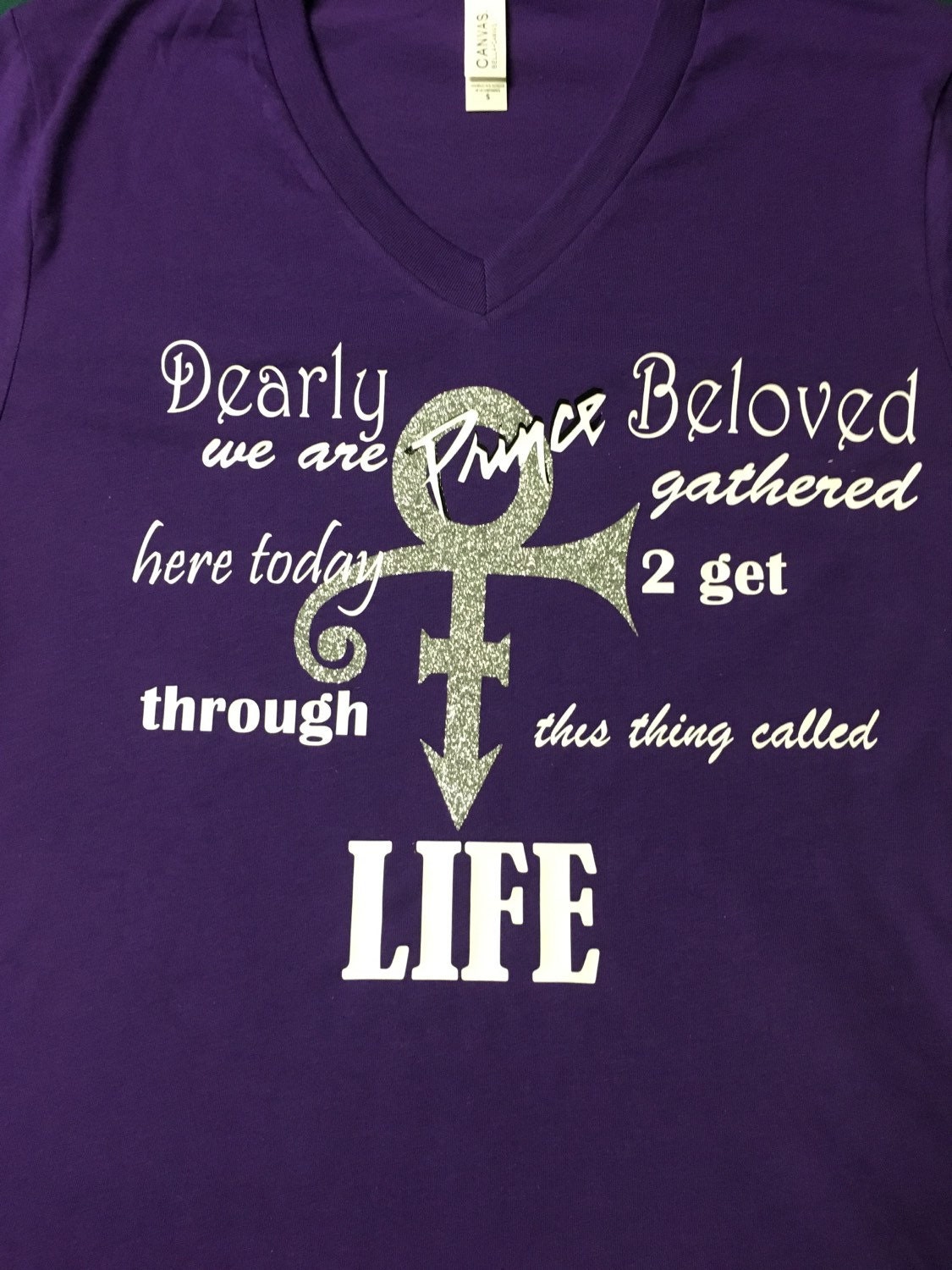 prince t shirt dearly beloved