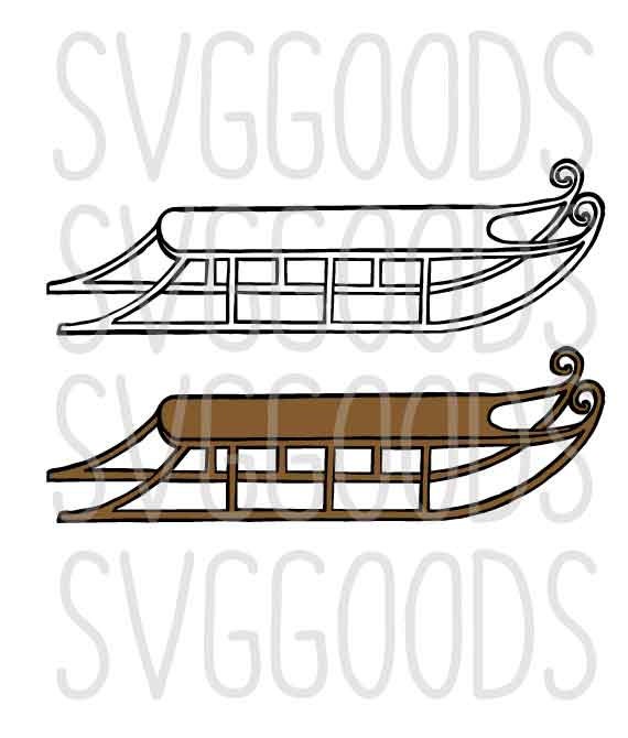 Download Christmas svg Sleigh svg Sled svg Snow svg Santa svg