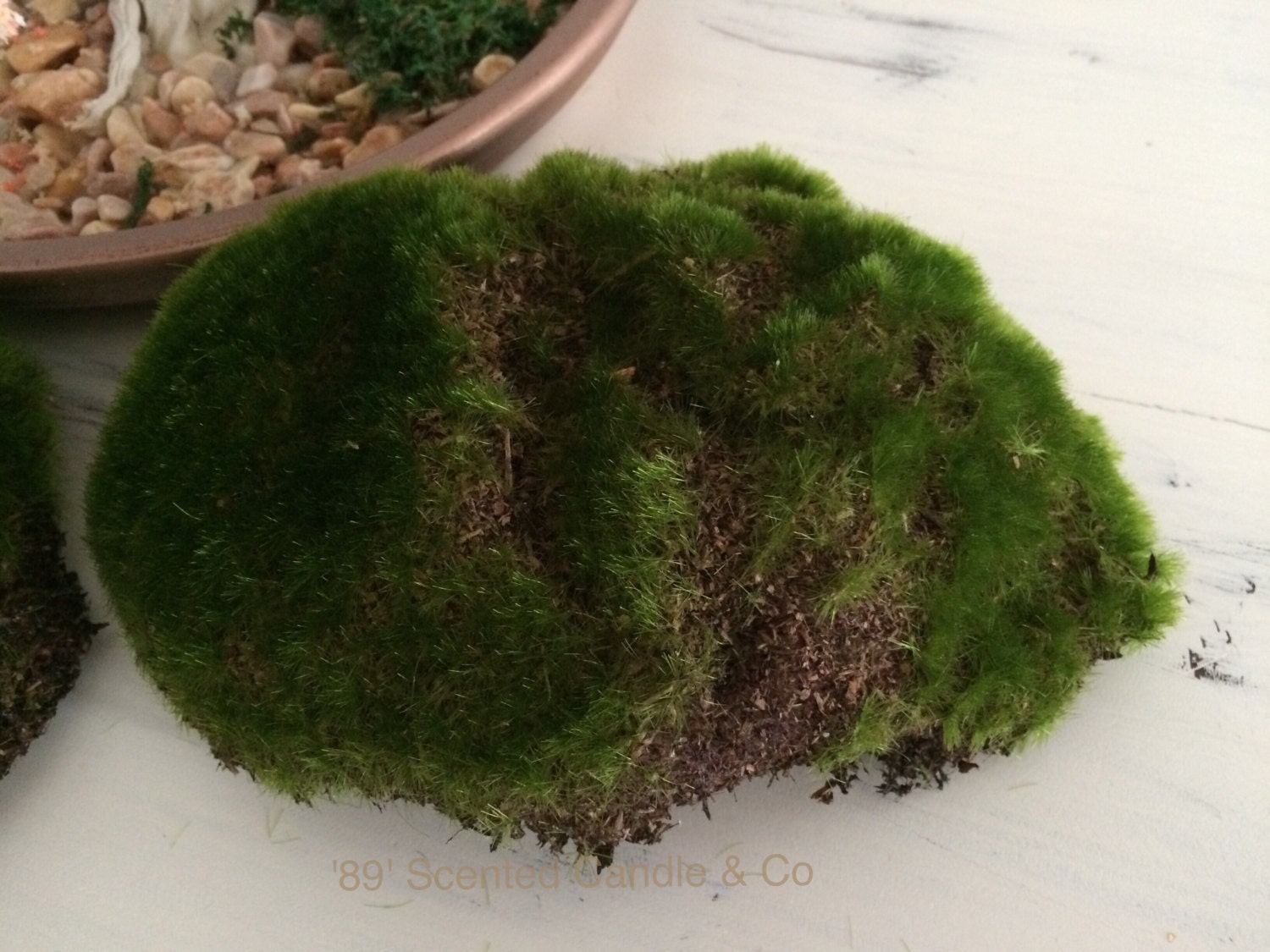 Artificial Fake Moss Rock Fairy Garden Floral Decor Fantasy