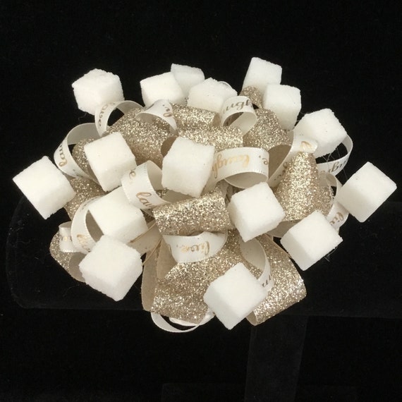 Items similar to Golden Sweet 16 Sugar Cube Wrist Corsage on Etsy