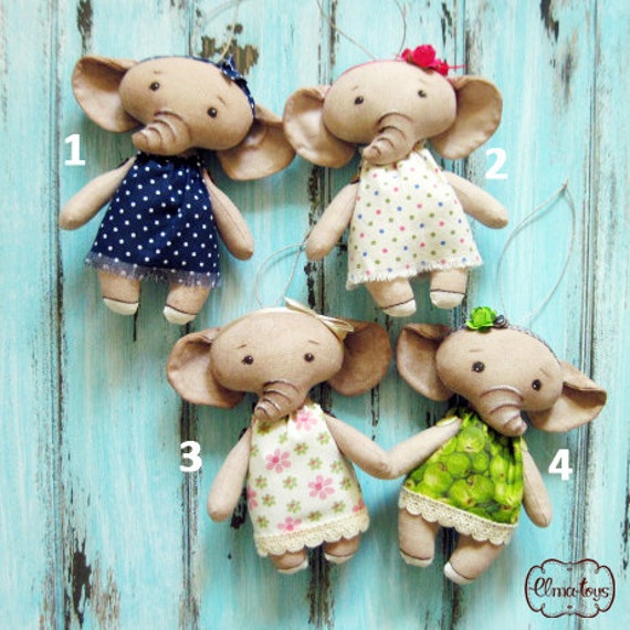 Items similar to Toys that smell of vanilla. Small toy elephant. Toy in