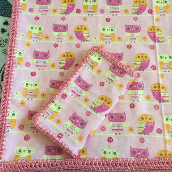 Baby Receiving Blanket Sweet little owls baby owls baby