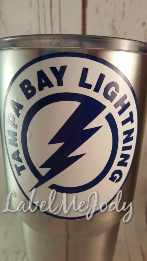 TAMPA Bay Lightning Decal Yeti Cup Car Decal by LabelMeJody