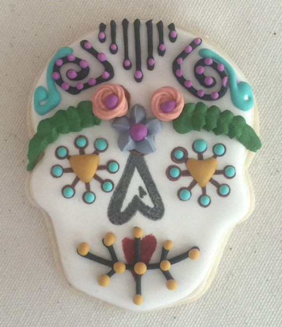 Dia de los Muertos Day of the Dead Sugar Skull Cookies