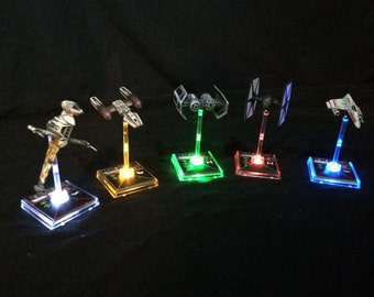 Star Wars X-Wing Miniatures Ship Base LED Upgrade Modification Kit