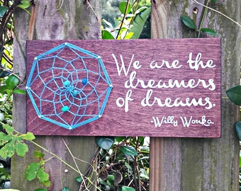Willy wonka quote | Etsy