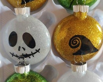 Nightmare before christmas ornament set