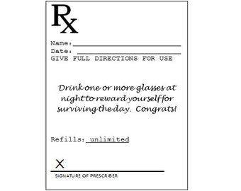 Download Prescription label | Etsy