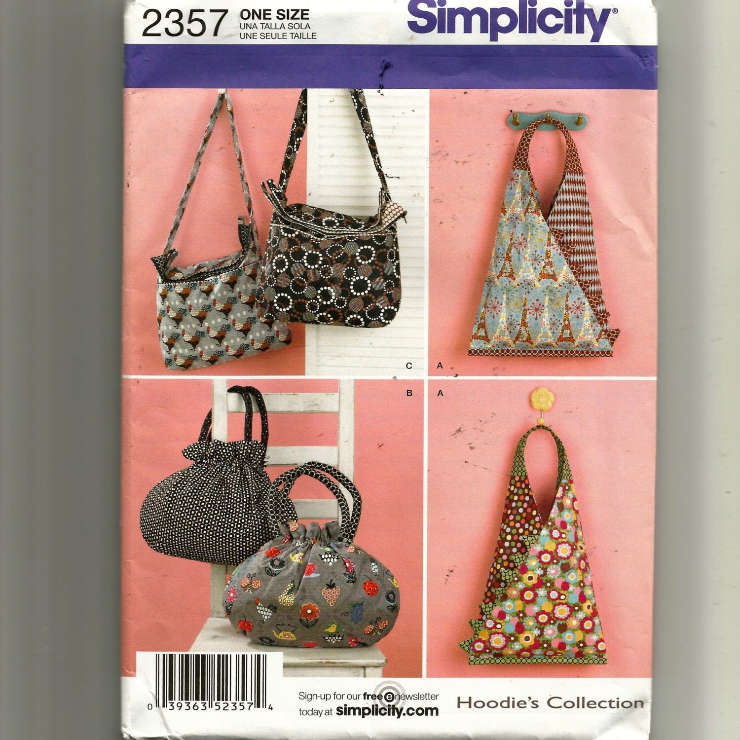Simplicity Bags Pattern 2357