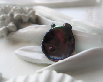 Freshwater Pearl Bead Keshi Pearl Discounted Cornflake Briolette Keishi Pearl Black Pearl Purple Pearl Item No. 0038 8683