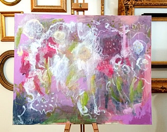 original 24"x36" abstract painting by Mary Kaiser