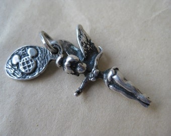 Tinkerbell Charm Sterling Silver Disney Vintage 925