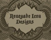 Renegade Icon designs Design Untamed.. par Renegadeicon sur Etsy