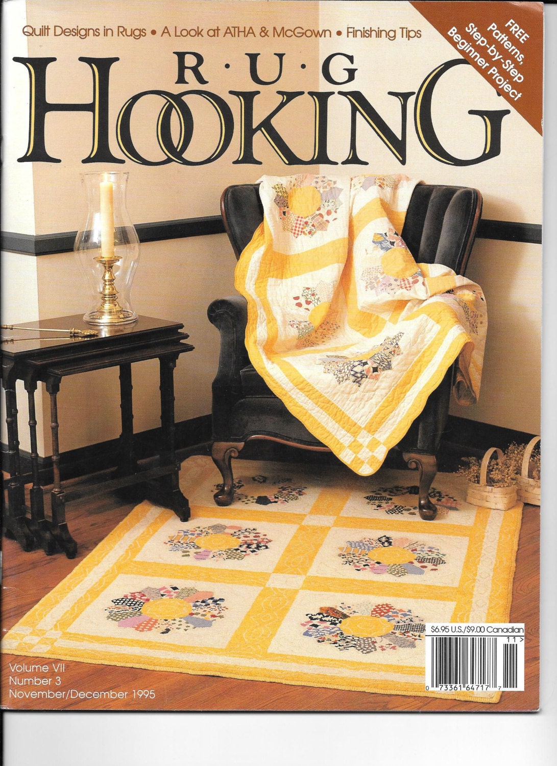 Rug Hooking Magazines 1995 1996 1997 1998 Vintage Rug Hooking