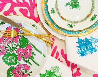 Bright Chinoiserie Napkins