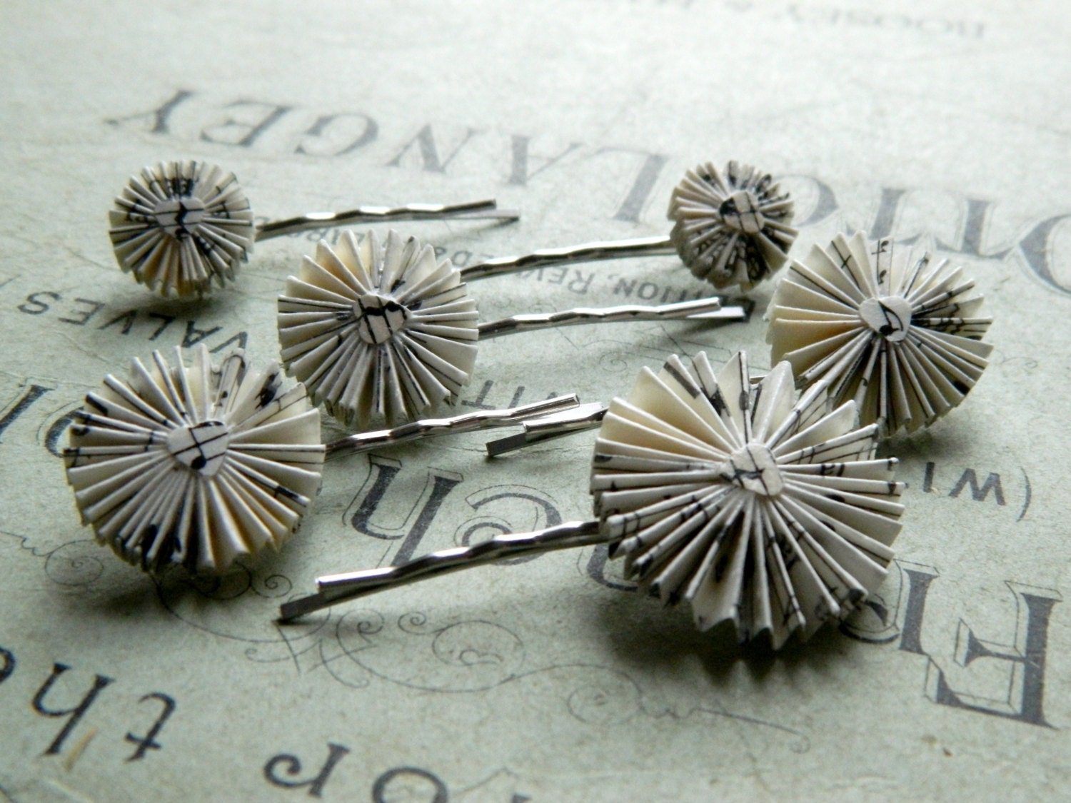 Decorative Bobby Pins Wedding Hair Accessories by JuliaPeculiar