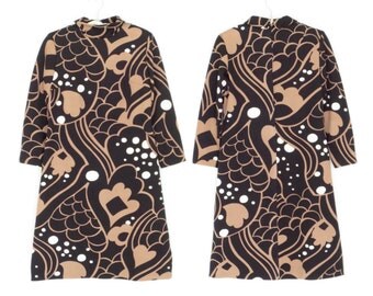60s Dress * Vintage 1960s Dress * Mod Mini Dress * Small