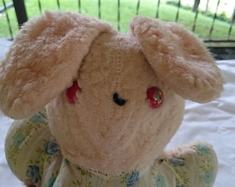 pink bunny stuffy