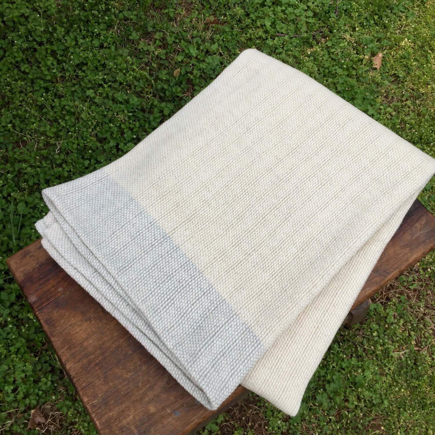 Hand Woven Merino Wool Blanket