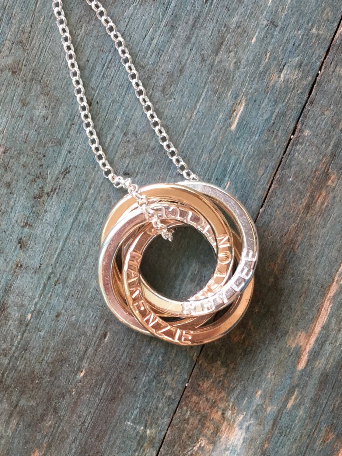 Rose gold mom jewelry for her names necklace by ...