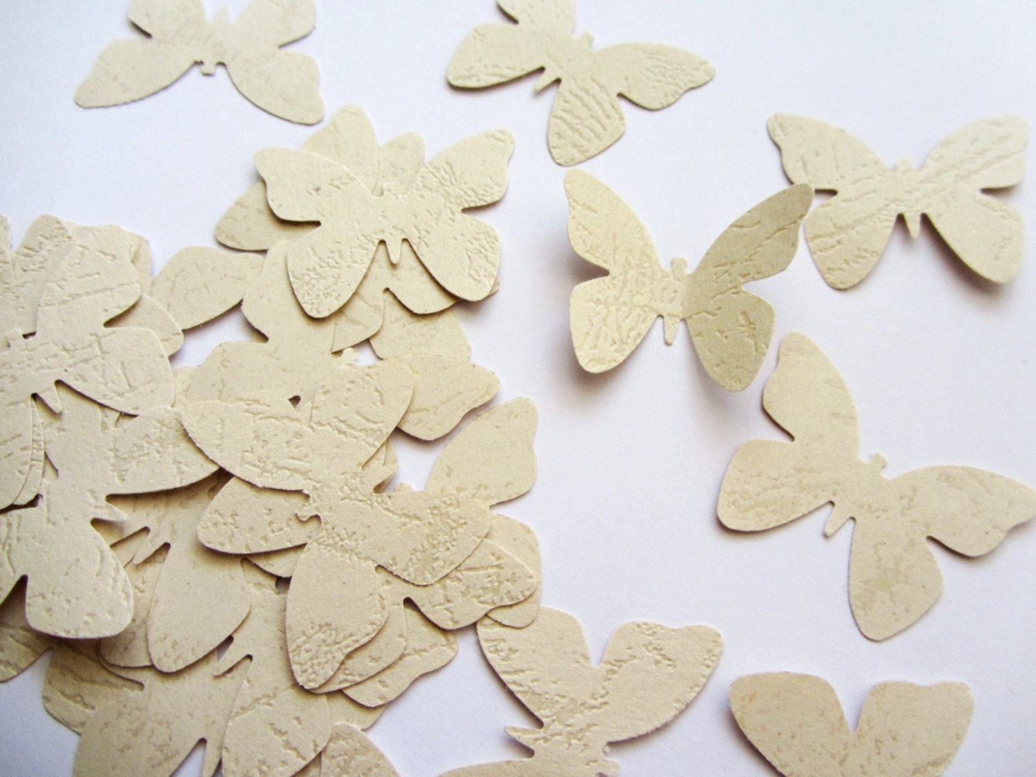 Paper butterflies 100 die cut butterflies die cuts wedding