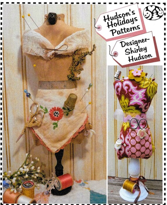 Mannequin Dress Form Dress Form Pin Cushion Sewing by farmersattic