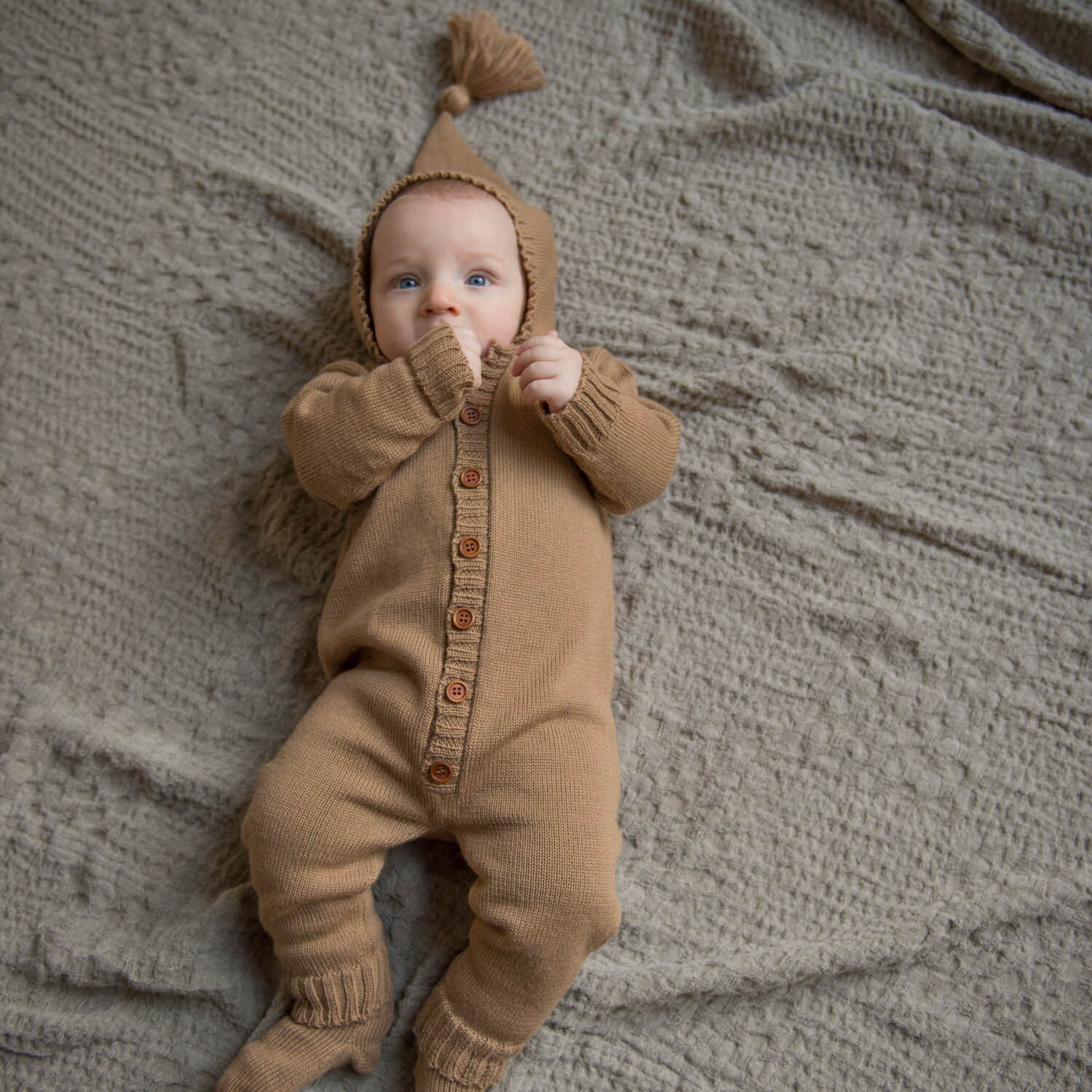 Baby romper Baby overall Baby boy jumpsuit Knit overall with