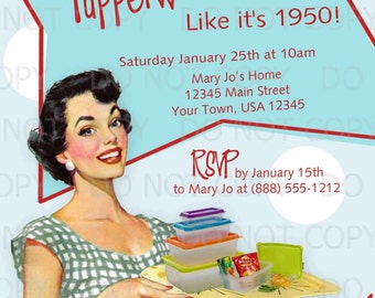 Free Printable Tupperware Party Invitations 3