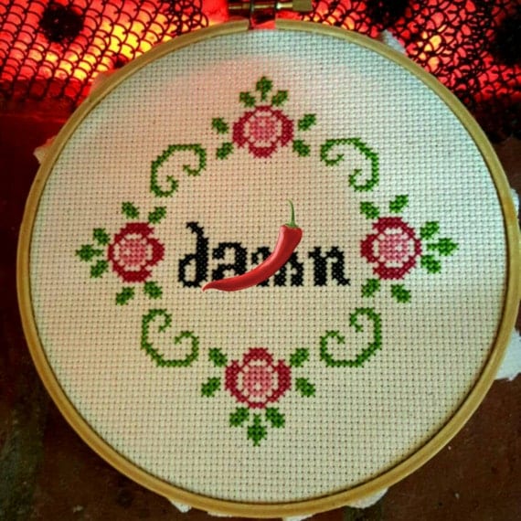 inappropriate needlepoint kits