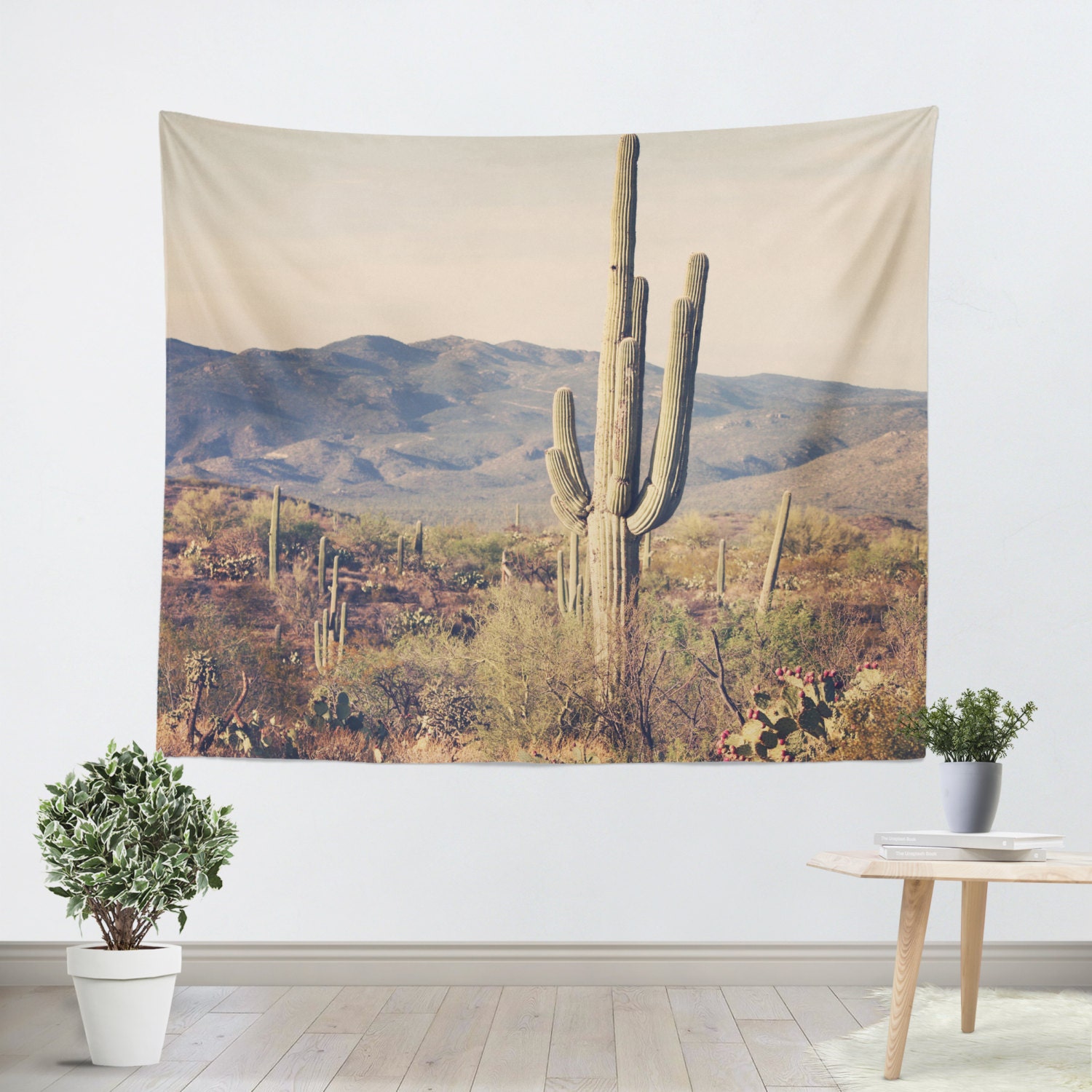 Cactus Tapestry Desert Wall Hanging Southwest Tapestry