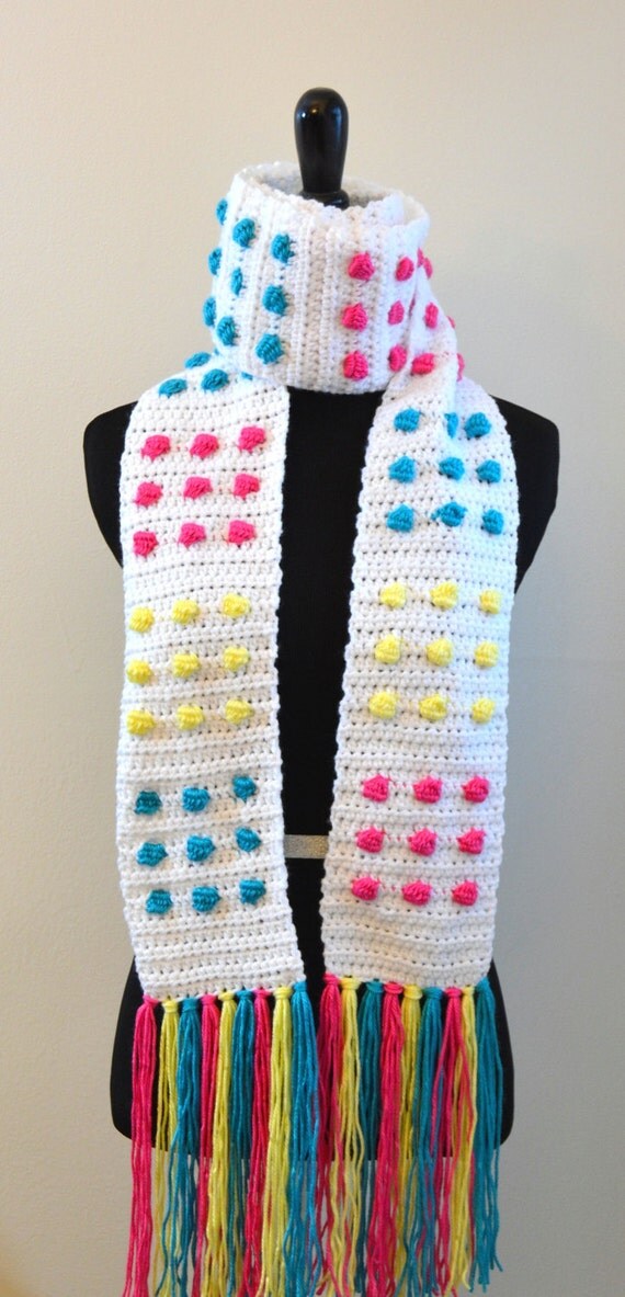 candy button scarf