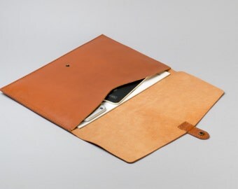 mens leather folio