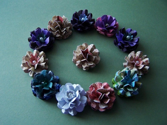 items similar to handmade scrapbooking embellishments