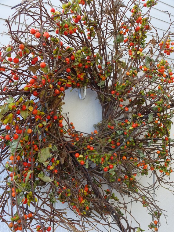 Bittersweet Wreath Natural Bitterswee Wreath by donnahubbard