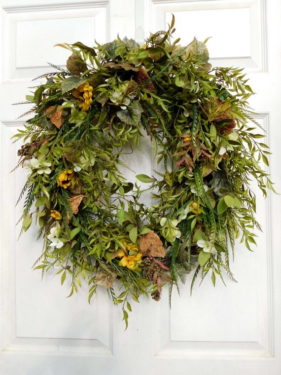 Summer Wreath Outdoor Wreath Rustic Wreath By Forevermore1   Il 570xN.1054091221 Mgss 