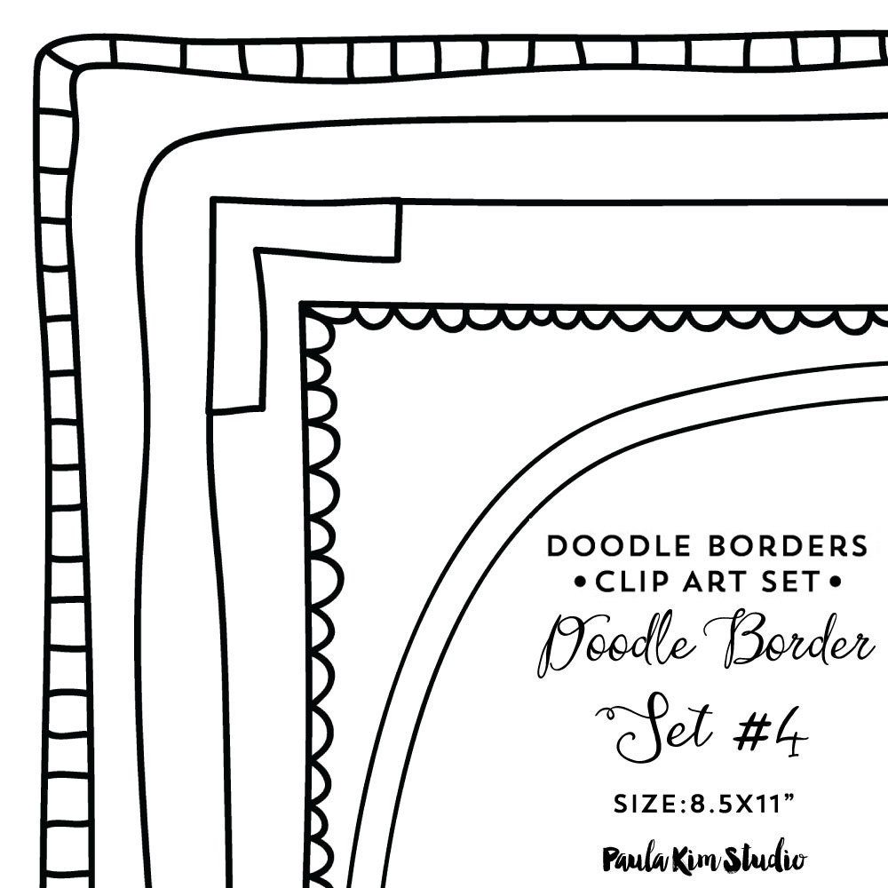 Download Doodle Clipart Border Clip Art Downloadable Images Frame
