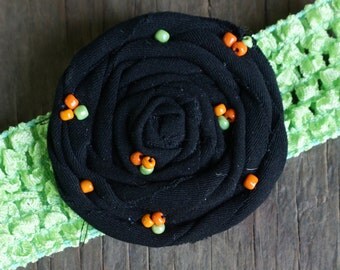Halloween Headband, Baby Headband, Baby Headbands, baby girl headband, Halloween baby headband,Flower Headband,Baby Hair Bows, Halloween Bow