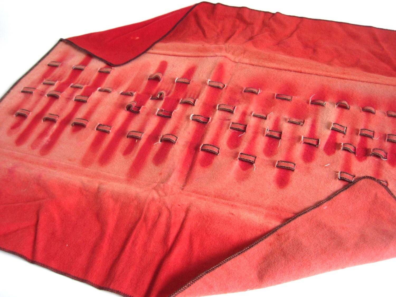 Silverware Storage Pouch Anti Tarnish Silver Cloth Folding