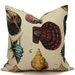 Shell Species Pillow Cover 22x22 Pillow Cover, Pillow case, Cushion, Design Legacy Pillow