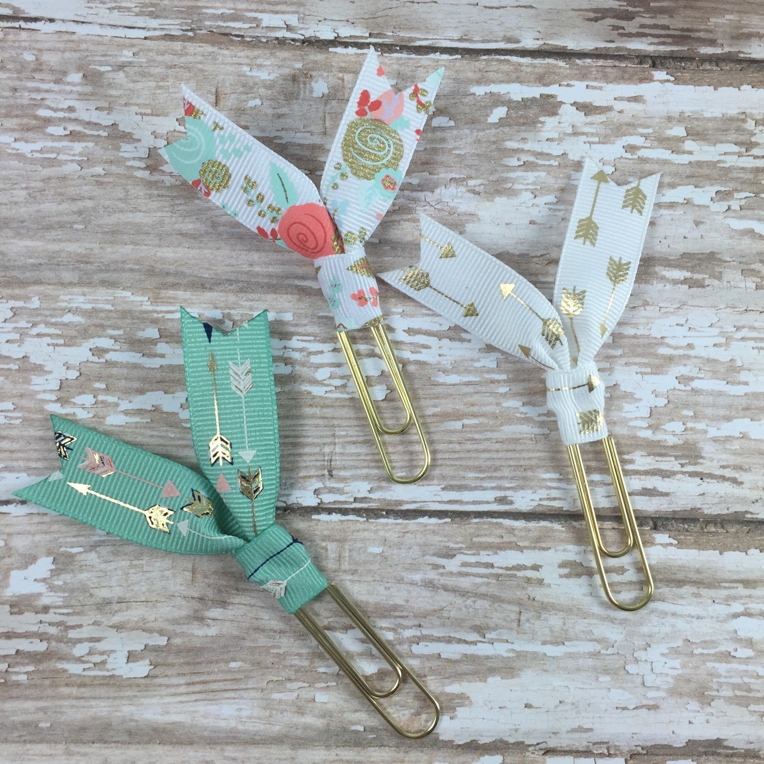 Ribbon Paper Clips Several Styles