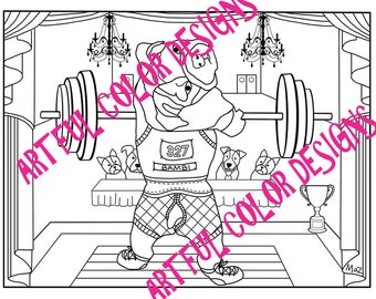 Pit Bull Dog Coloring Page Printable Download For Dog Lovers