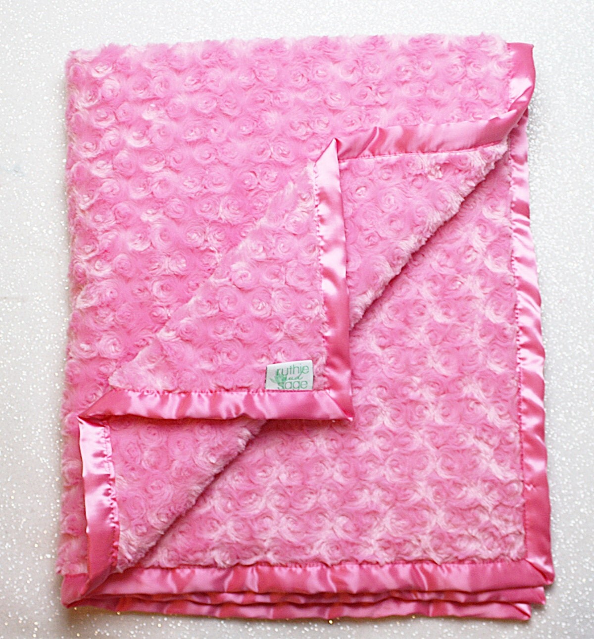 Baby blanket soft blanket Baby girl hot pink blanket pink