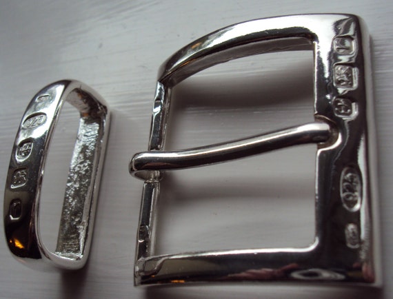 Solid Silver Belt Sterling belt Buckle The Albany