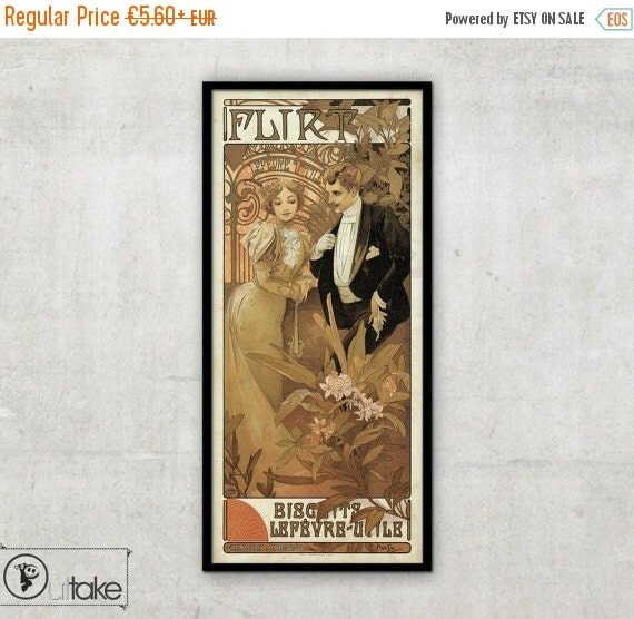 SALE 15 OFF Art nouveau poster Alphonse Mucha Art nouveau print