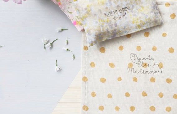 Veux-tu être ma témoin Mouchoir - Demande témoin - Témoin mariage - Cadeau témoin