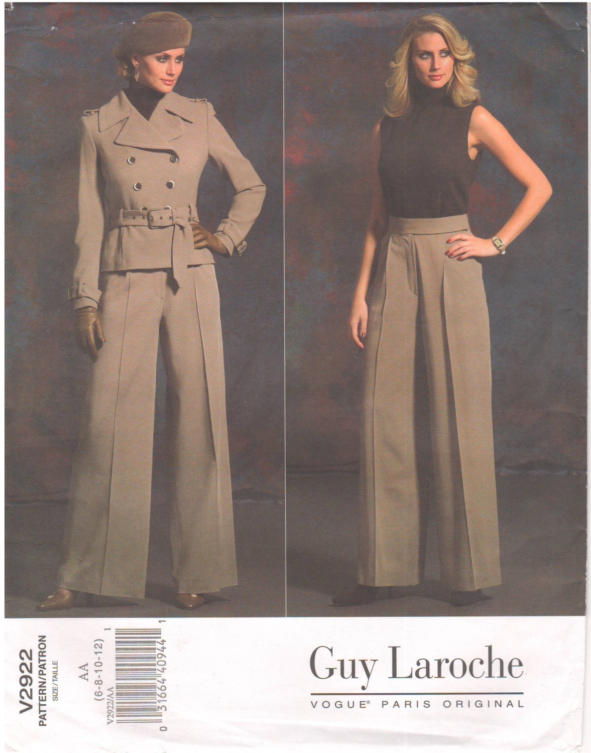 Hervé L. Leroux (Hervé Léger) for Guy Laroche: Vogue Patterns, Part 1 –  PatternVault