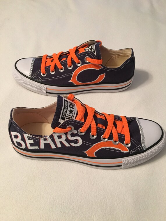 Converse Hand Painted Chicago Bears