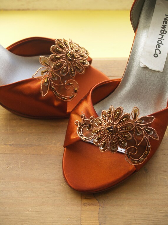 Copper Wedding shoes BridalMother of theBridesmaidsOpen