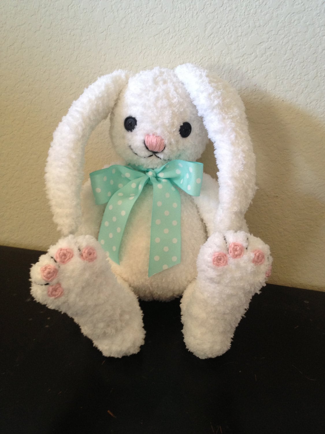 Big Bunny Buddy Crochet doll PATTERN Plush Amigurumi for