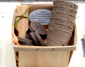 Herb Seed Kit, Herb Garden Kit, Garden Gift Set, Gift For Gardener, Hostess Gift, Indoor Herb Garden Kit Grow Fresh Herbs